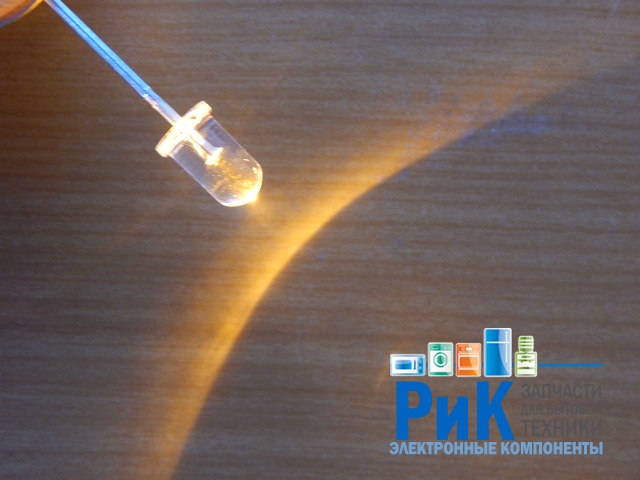 Светодиод  5mm желтый 2000mcd 20*  FYL-5013UYC