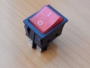 Переключатель KCD4-JK/N/4P OFF-ON красный 250V 16A (с подсветкой)