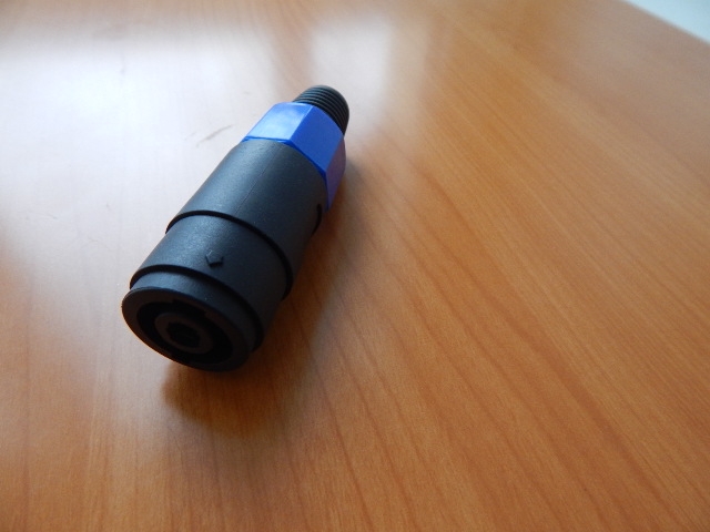 Разъем Speakon гн. на кабель Neutrik NL4FX 40A синий
