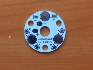 Плата для светодиода STAR 3х1W D=32mm CQ-LV8072