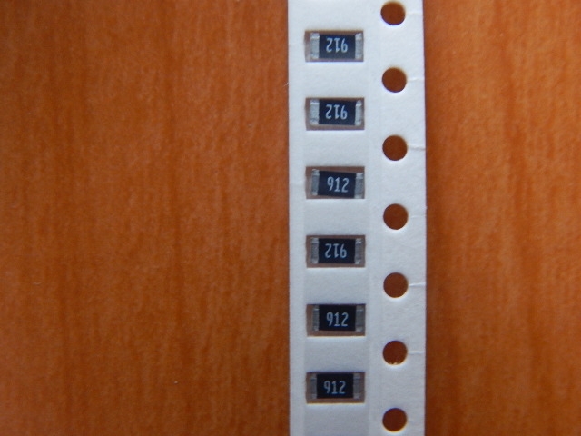 Резистор SMD     9.1kom  0.25w  1206 (9K1) 5%  (912)