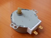 Двигатель вращения поддона TYJ50-8A7 (220-240V, 4W, 4rpm, H=11mm)  (MA0908Jw, MA0908W)