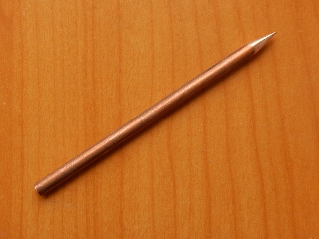 Жало паяльника медное 25-40W (3.8mm) конус D48C