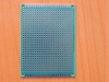 Макетная плата односторонняя 60x80x1.6mm, шаг 2.54mm