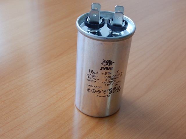 CBB65 16mkF 450v (клеммы)