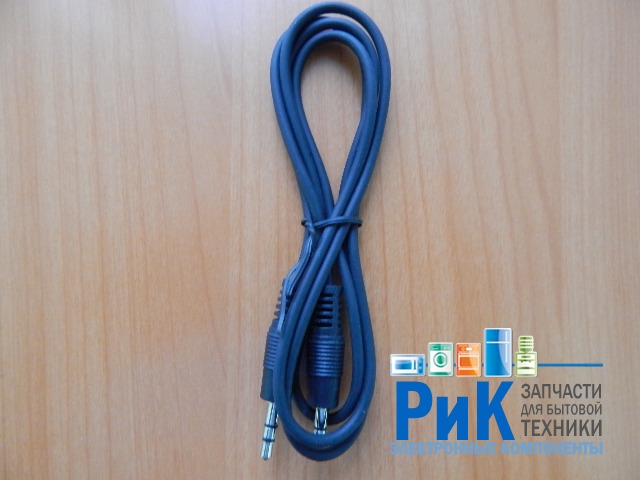 Шнур 3.5mm шт. стерео - 3.5mm шт. стерео 1.0m  5-032 1.0