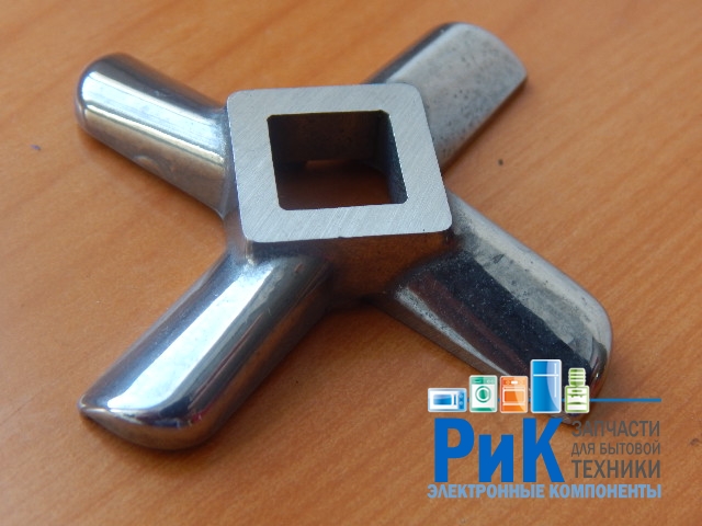 Нож для мясорубки Bork, Zelmer, Polaris, Moulinex HV8 новый тип  (ZL005, MM0107W)