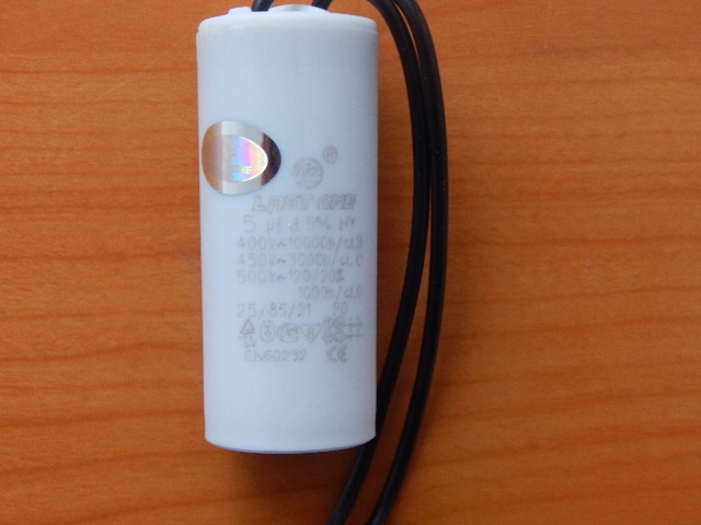 CBB60 5.0mkF 450v (гибкие выводы)