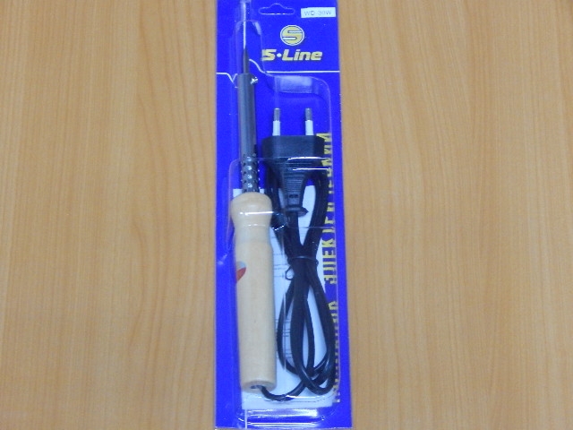 Паяльник 220V/ 30W  S-Line WD-30 дерево