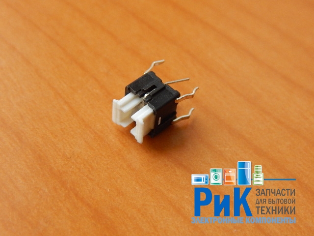 Кнопка 4-pin  6x6mm L=3mm с синей подсветкой  (№98b)