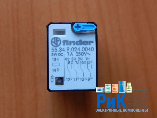 Реле  24V  7A 4C  (55.34.9.024.0040)