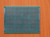 Макетная плата двусторонняя  60x80x1.6mm, шаг 2.54mm