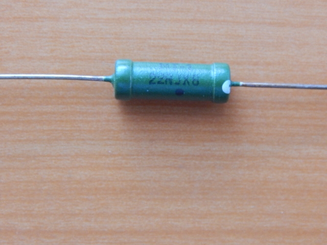 Резистор 1w 22om (22R) 5% (МТ-1)