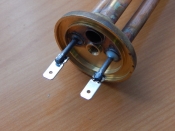 Тэн водонагревателя 1500W (трубка под термостат D8mm) Ariston  (65180069, 182533)
