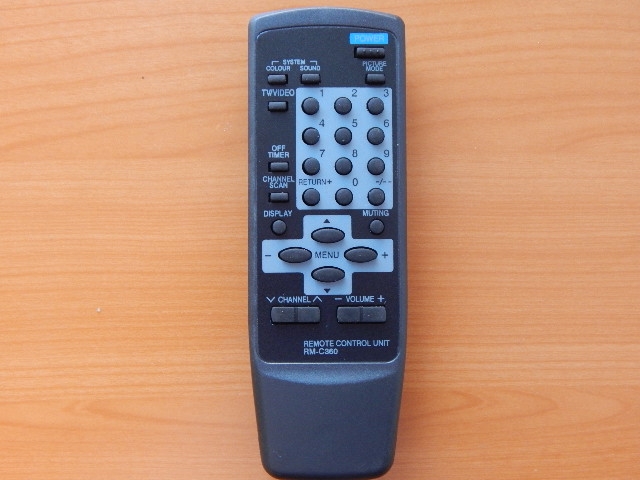 Пульт JVC RM-C360 черный (TV)