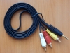 Шнур 3.5mm шт. 4C - 3 x RCA шт. 1.5m  5-138 1.5
