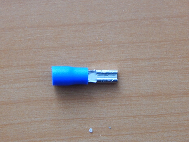 Клемма плоская гн. 3.8mm синяя РПи-м 2.5-(2.8)/РпИм 2-250  08-0431
