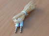 Шнур 3.5mm шт. стерео - 3.5mm шт. стерео 1.0m GOLD желтый  5-132YE 1.0