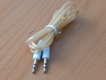 Шнур 3.5mm шт. стерео - 3.5mm шт. стерео 1.0m GOLD желтый  5-132YE 1.0