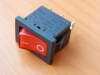 Переключатель KCD1-B2-101N11RBA OFF-ON красный 250V 10A (с подсветкой)