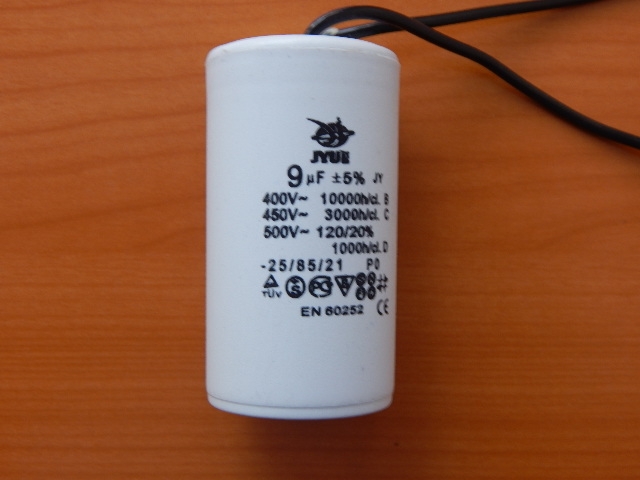 CBB60 9.0mkF 450v (гибкие выводы)