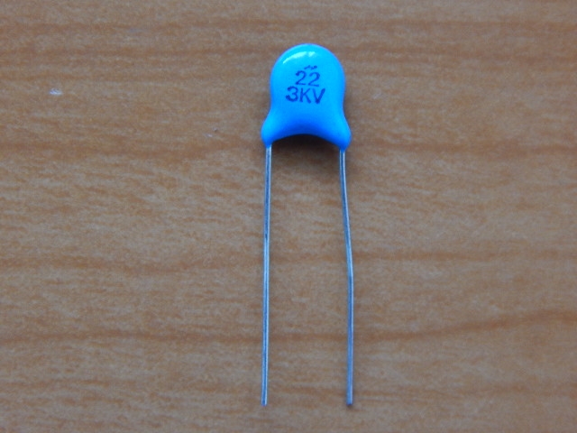 CAP 22pF 3000V 10% (22) (Y5P)