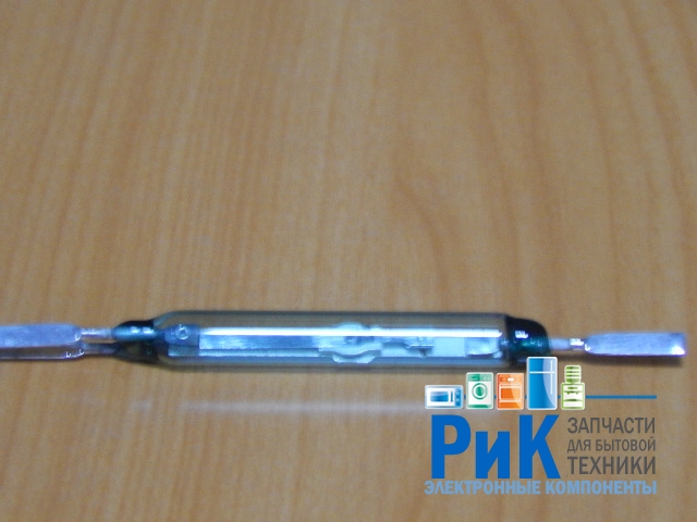 Геркон 3-pin 52mm МКА-52202 гр.А L=80mm D=6.5mm (нормально разомкнутый)