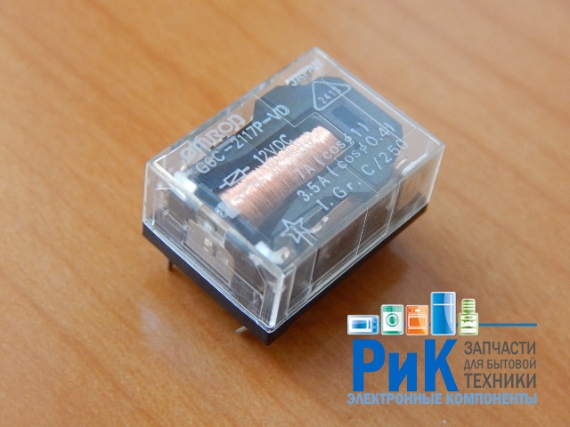 Реле  12V  7A 1C  (G6C-2117P-VD-12VDC)