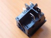 Переключатель KCD4-JK/N/4P OFF-ON черный 250V 16A