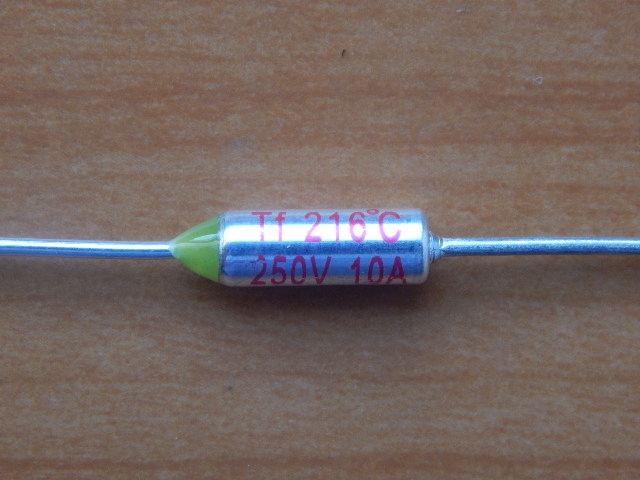 Термопредохранитель RY-01 216C 10A