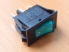 Переключатель KCD3-B2D-101N11CEB OFF-ON зеленый 250V 10A (с подсветкой)