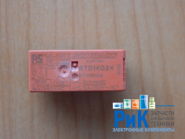 Реле  24V 16A 1C  (RTD14024)