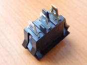 Переключатель KCD3-B2D-101N11CRB OFF-ON красный 250V 10A (с подсветкой)