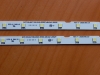 Подсветка LED TV Samsung 2 планки по 597mm 40LED (6V) AOT-55-NU7100-2X40-3030C 55", фото 2