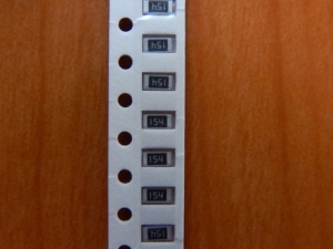 Резистор SMD   150kom  0.25w  1206 (150K) 5%  (154)