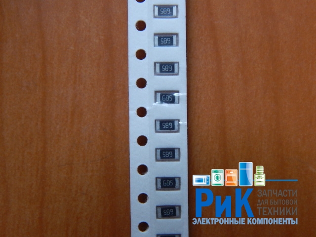 Резистор SMD  6.8mom  0.25w  1206 (6M8) 5%  (685)