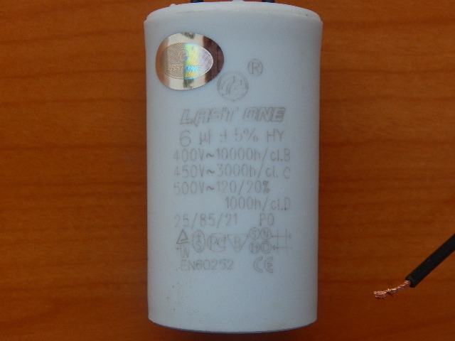 CBB60 6.0mkF 450v (гибкие выводы)