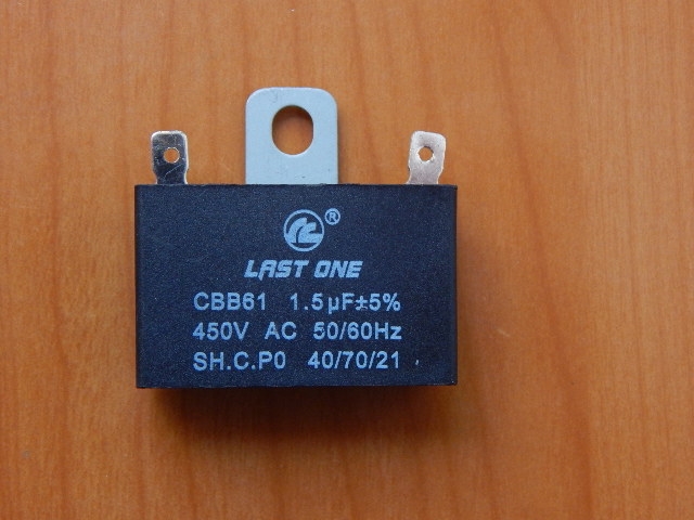 CBB61 1.5mkF 450v (клеммы)