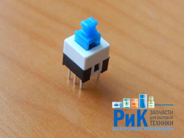 Кнопка 6-pin  7x7mm L=4mm с фиксацией  (№29)
