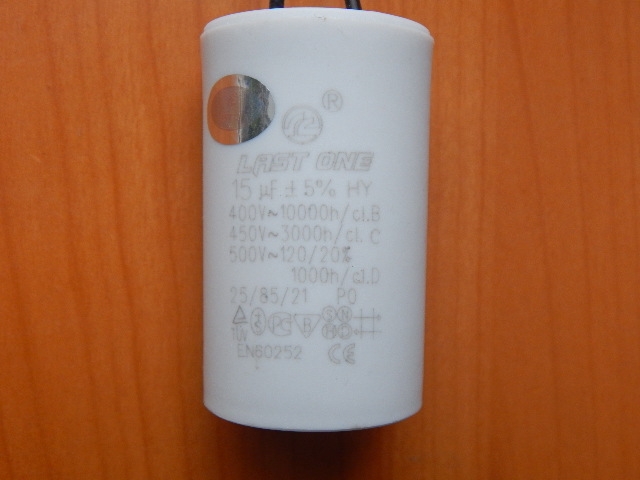 CBB60 15mkF 450v (гибкие выводы)