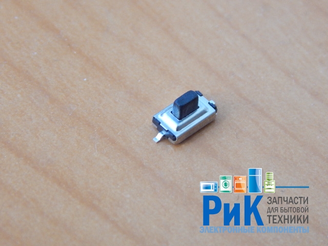 Кнопка 2-pin  3x6x4mm L=2.5mm SMD  (№55b)