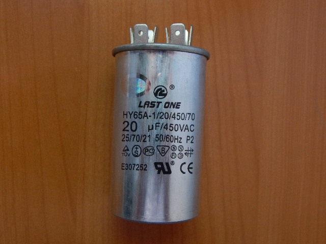 CBB65 20mkF 450v (клеммы)