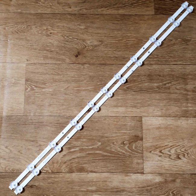 Подсветка LED TV Dexp, Hyundai 2 планки по 805mm 11линз (3V) JL.D430B1330-006BS-M 43"