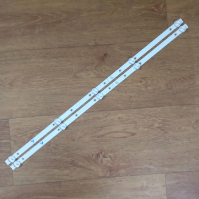 Подсветка LED TV Erisson, TCL 2 планки по 563mm 5линз (6V)  KJ32D05-ZC62AG-03 32"