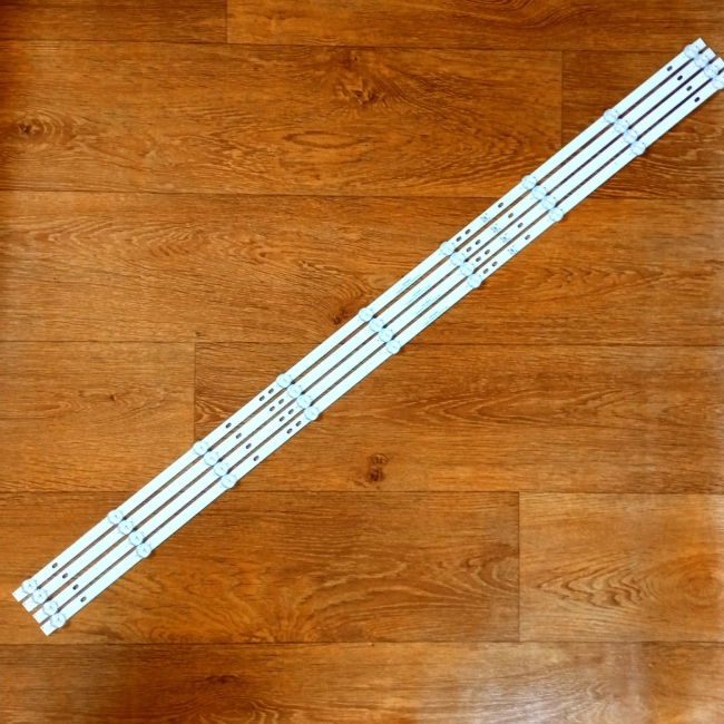 Подсветка LED TV Awox, Hartens 4 планки по 990mm 9линз (3V)  KJ50D09-ZC22AG-07E 50"