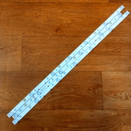 Подсветка LED TV Akai, Erisson 3 планки (2 x 732mm 7линз + 1 x 685mm 6линз) (6V)  MS-L1136L/R V3 39"