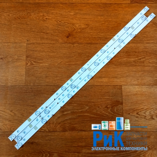 Подсветка LED TV Akai, Erisson 3 планки (2 по 732mm 7линз + 1 по 685mm 6линз (6V)  MS-L1136 V3 39"