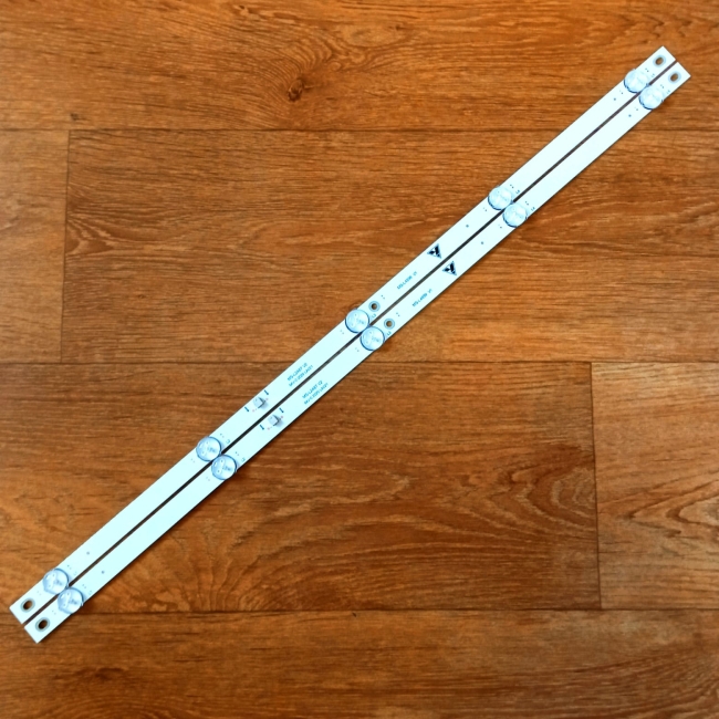 Подсветка LED TV Dexp, Doffler 2 планки по 596mm 5линз (3V) MS-L4899 V1 32"