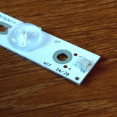 Подсветка LED TV Philips  3 планки по 614mm 7линз (3V)  LBM320P0701-FC-2 32"