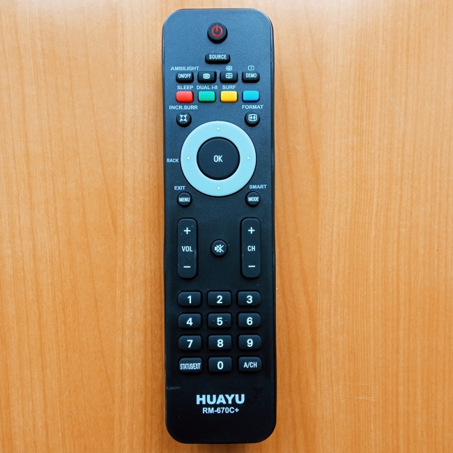 Пульт Philips универсальный RM-670C+ (TV)